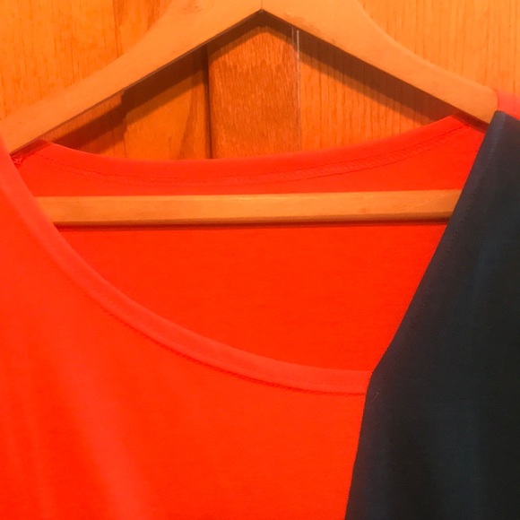 Multi color-blocked, long sleeve shirt. - Picture 3 of 5